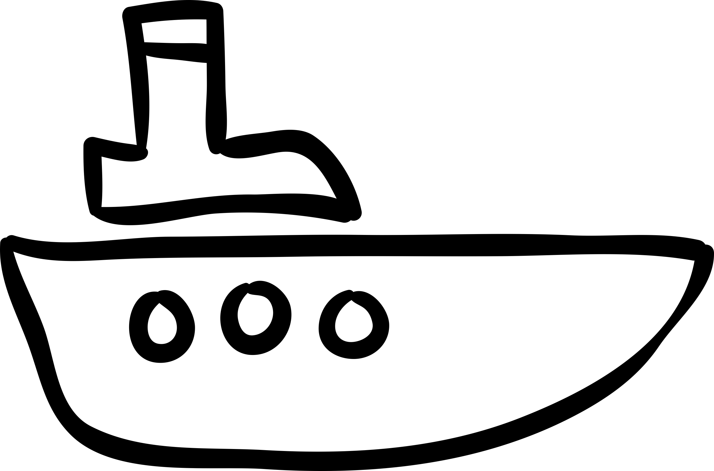 Boat Hand Drawn Outline Tracing Svg Vector Free Vectors